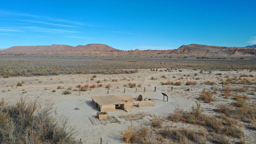 Ruins of the lost city of St. Thomas Nevada