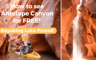 how to see Antelope Canyon for Free at Lake Powell