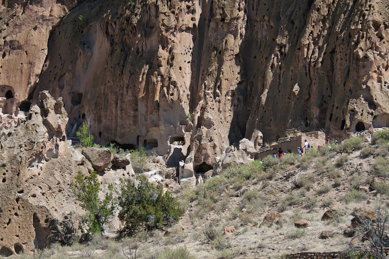 Bandelier National Monument cliff face