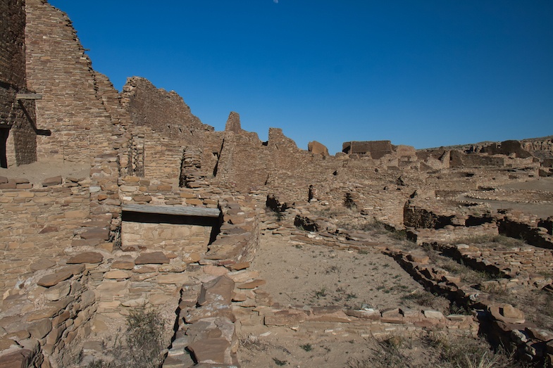 One of the massive buildings at this historical park