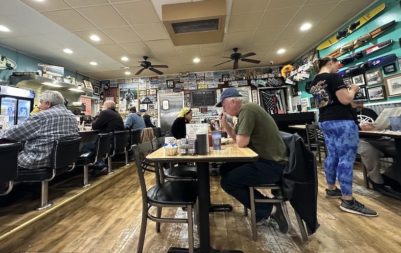 Inside the Coffee Cup Cafe in Boulder City Nevada