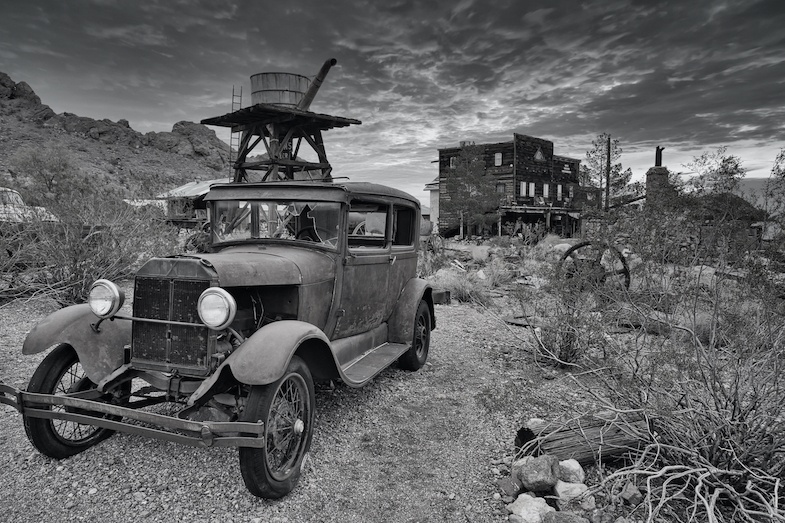 El Dorado Canyon Ghost Town B&W image by Mike Shubic