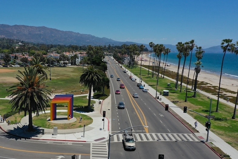 Santa Barbara coastal road