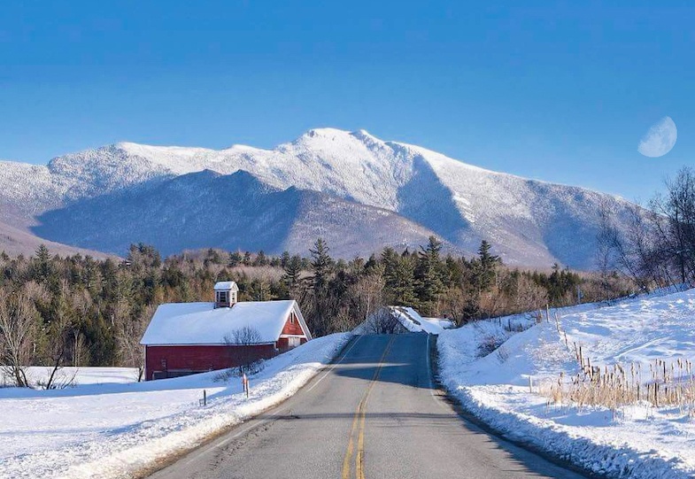 winter road trip through Vermont