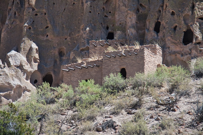 adobe house in Bandelier