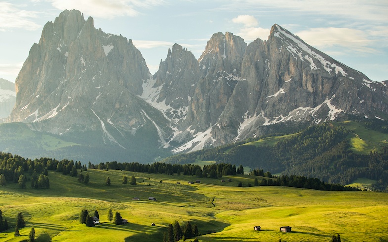 The Dolmites is one of the most dramatic Italian road trips in the country.