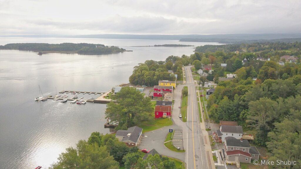 Guysborough, Nova Scotia road trip aerial photo by MikesRoadTrip.com