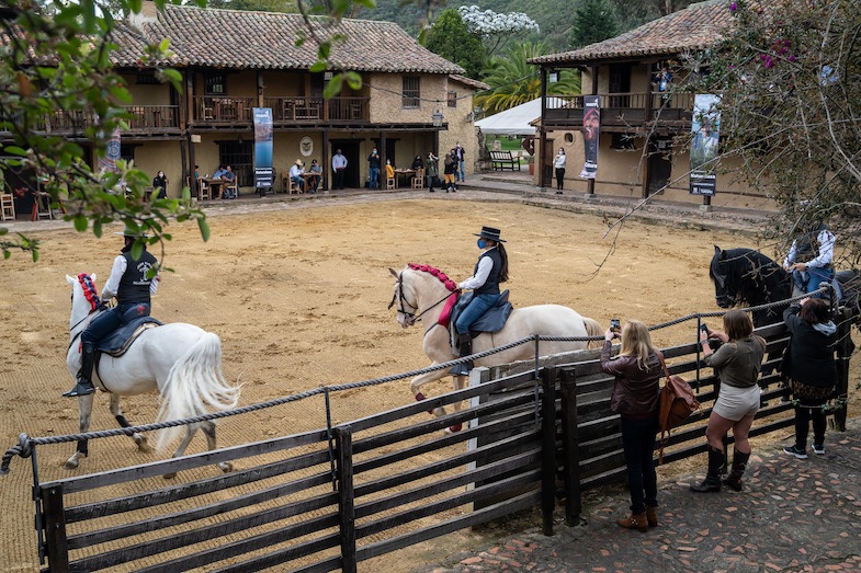 Bogota Horseback show at Marketplace