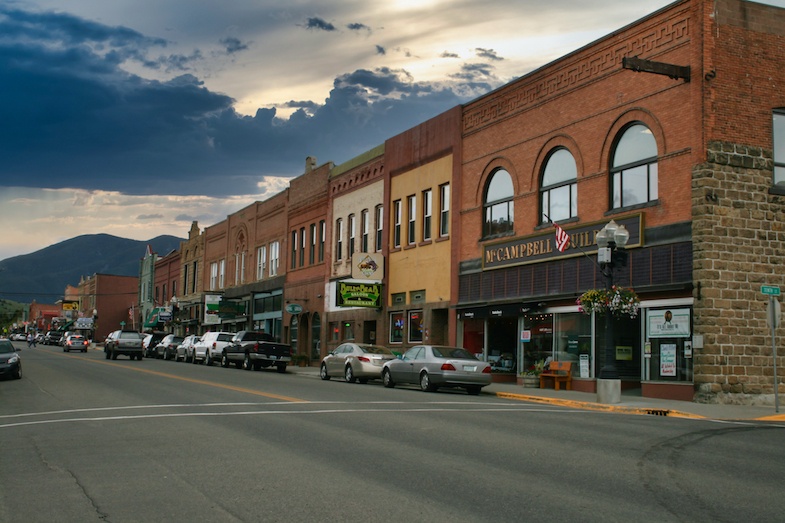 Downtown Red Lodge Montana - photo by Mike Shubic