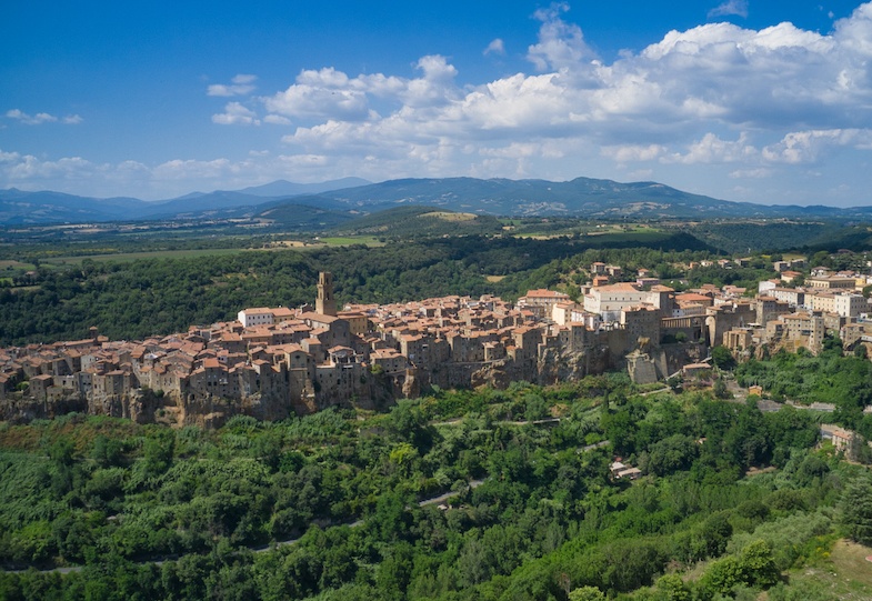 Pitigliano, Italy in the heart of Tuscany - Photo by: Mike Shubic