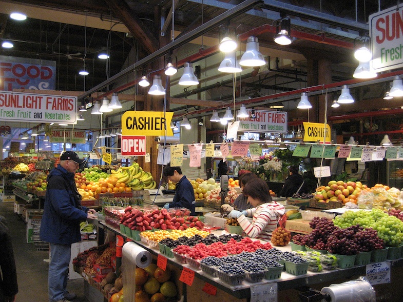 Grandville Island Vancouver BC Farmers Market