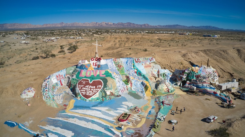 Slab City and Salvation Mountain one of the most eclectic California roadside attractions in the state