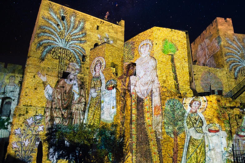 Jerusalem travel guide to the Tower of David light show