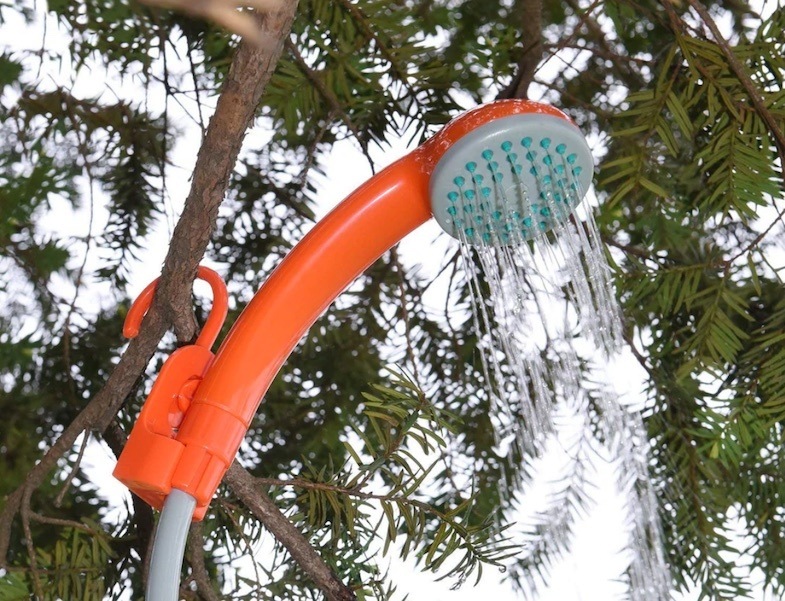 Car camping shower