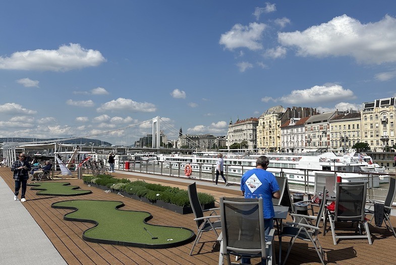 Viking river cruise passes by Budapest - Photo by: Mike Shubic