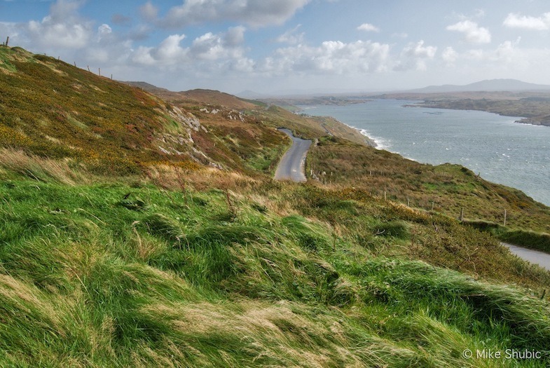 Wild Atlantic Way along the west coast of Ireland - Photo by Mike Shubic