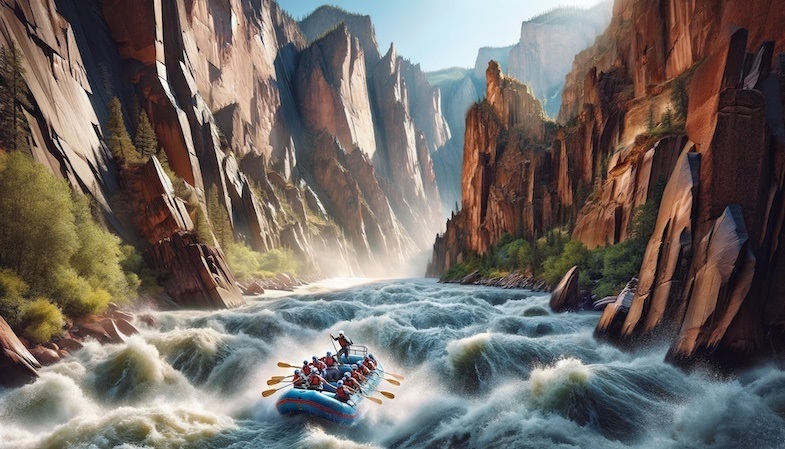 Whitewater rafting in Colorado