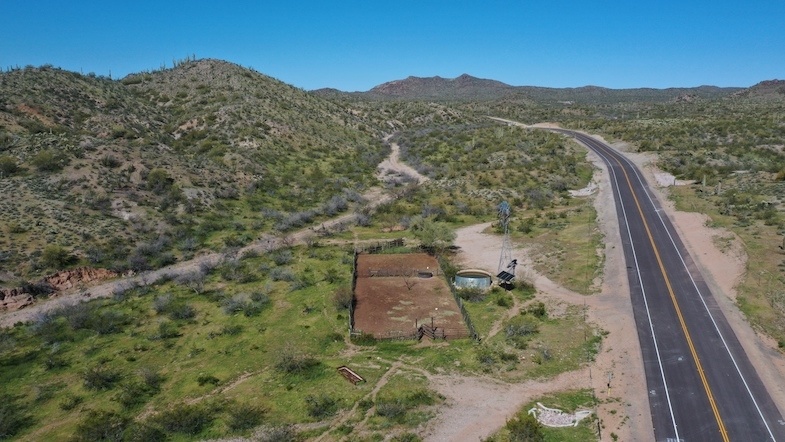 Equestrian Pen at Vulture Mountains Recreation area - Photo by: Mike Shubic