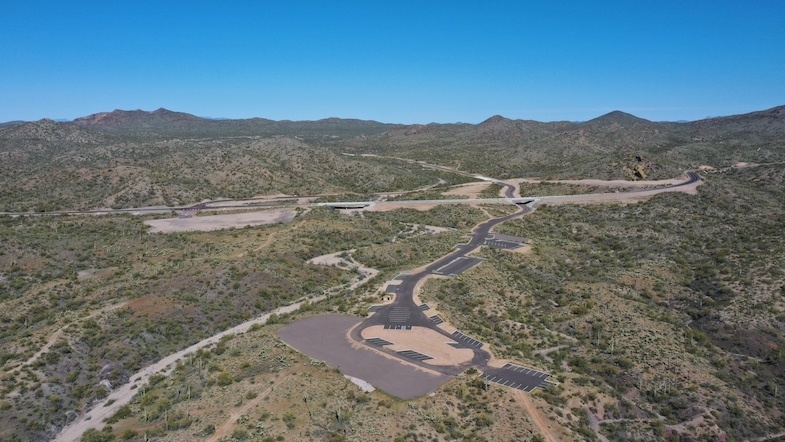 Day-Use Parking at Vulture Peak Recreation area - Photo by: Mike Shubic