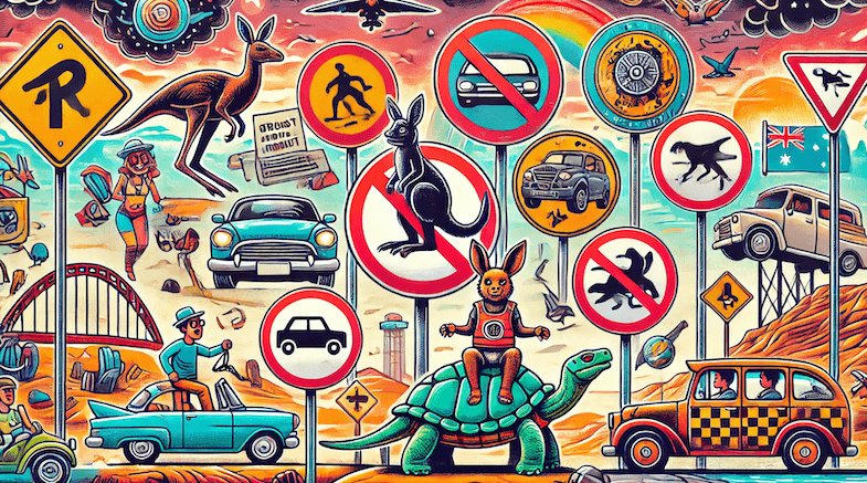 Strange Road Trip driving laws