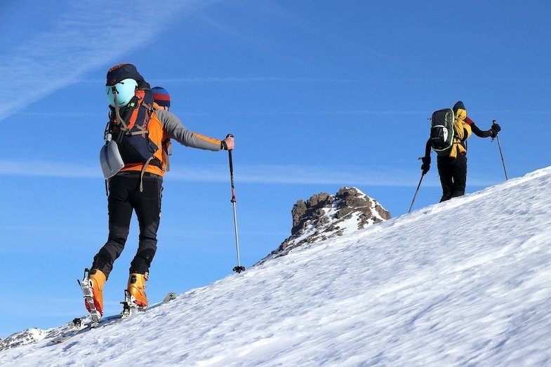 skiing in italy