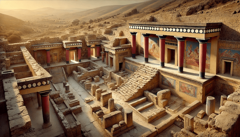 Palace of Knossos on Crete