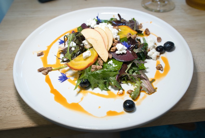 Fall Harvest Salad at Feather and Flour - Photo by: Mike Shubic