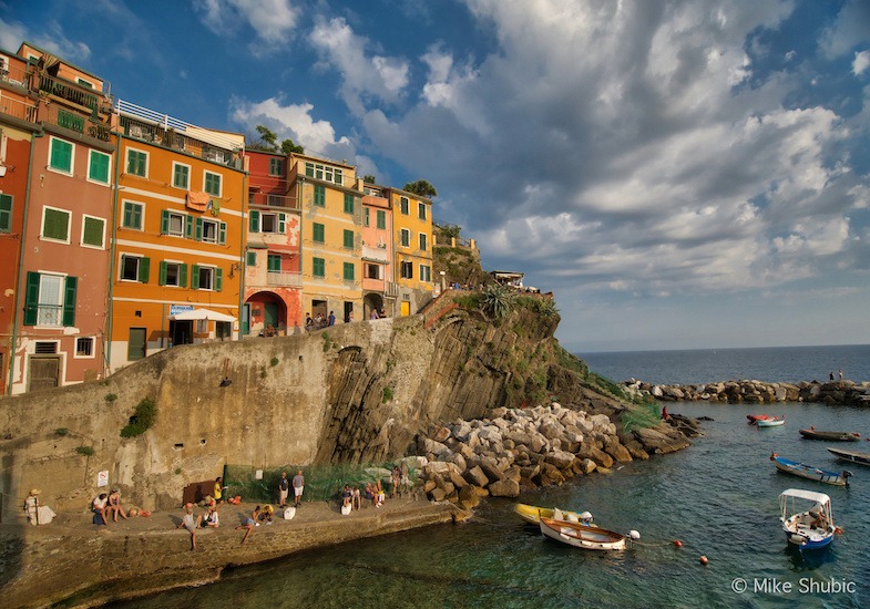 Riomaggiore in Cinque Terre Italy - Photo by: Mike Shubic