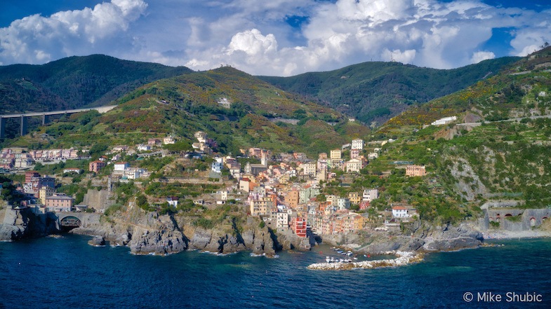 Riomaggiore is the southern most village of Cinque Terre - Photo by: Mike Shubic