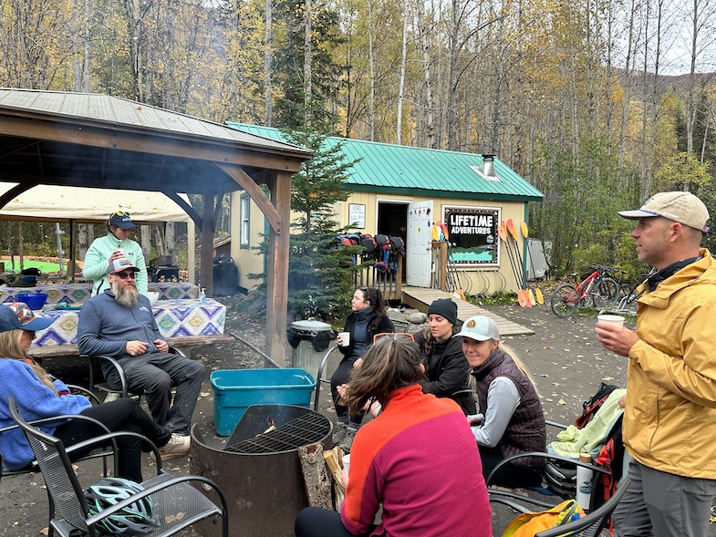 Basecamp for LifeTime Adventures at Eklutna Lake