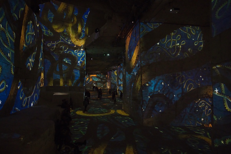 Carrieres de Lumieres one of the Viking Rhone River Cruise Excursions - Photo by: Mike Shubic