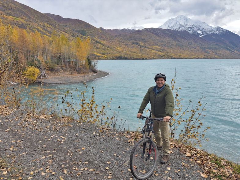 Alaskan Adventure Mountain Bike Riding around Eklutna Lake