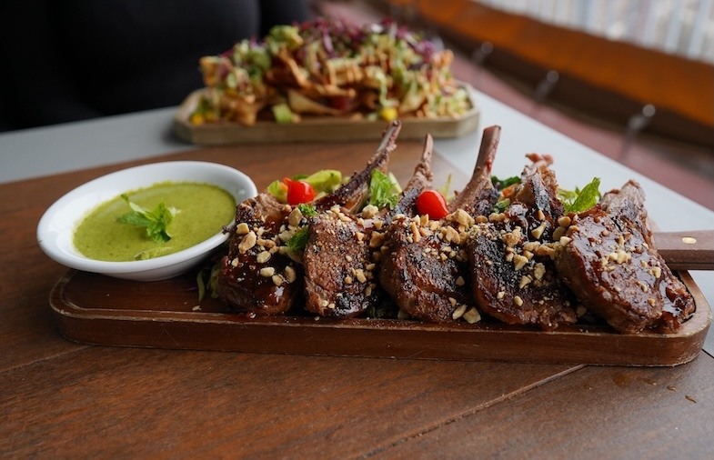 Lamb Chop Lolli Pops at Creekside Bistro - Photo By Mike Shubic