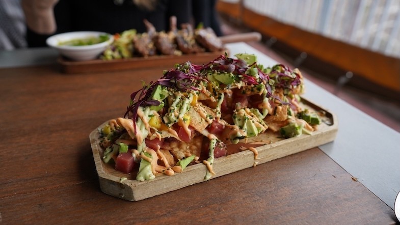 Ahi Tuna Nachos at Creekside Bistro in Sedona Arizona - Photo by : Mike Shubic