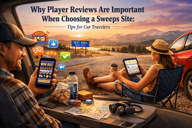 Why Player Reviews Are Important When Choosing a Sweeps Site: Tips for Car Travelers