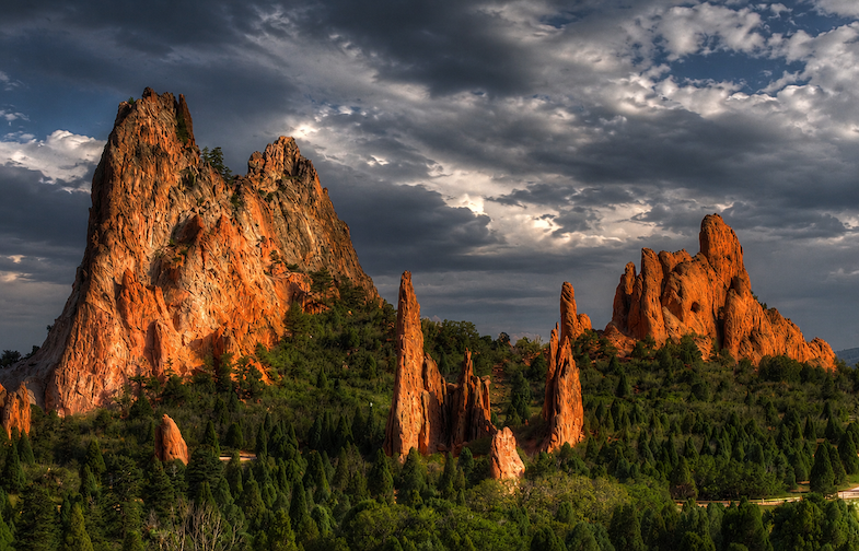 Garden of the Gods is a must see on this Phoenix to Colorado Springs road trip