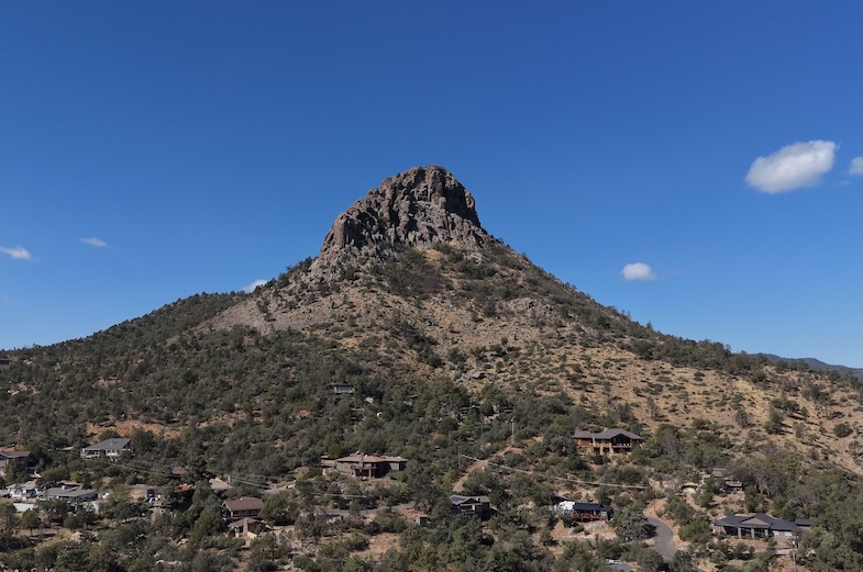One of the top things to do in Prescott Arizona is climb the iconic Thumb Butte