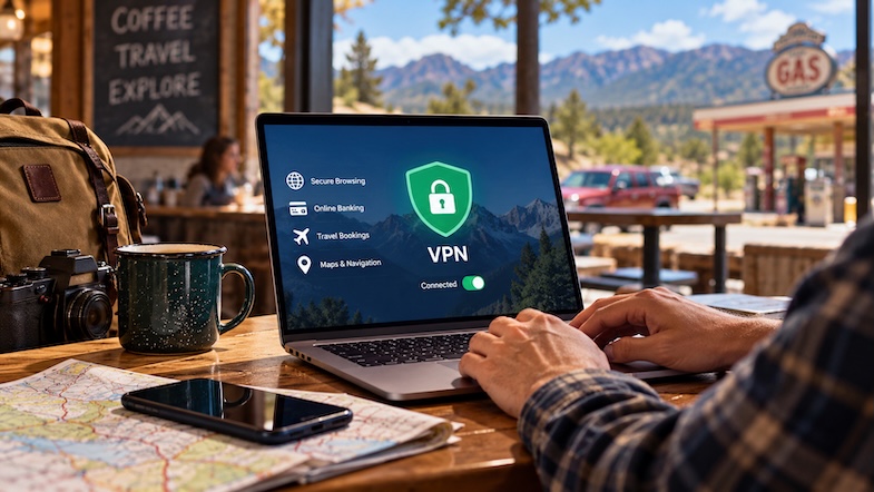road trip cybersecurity - Be Cautious When Using Public Wi-Fi Networks