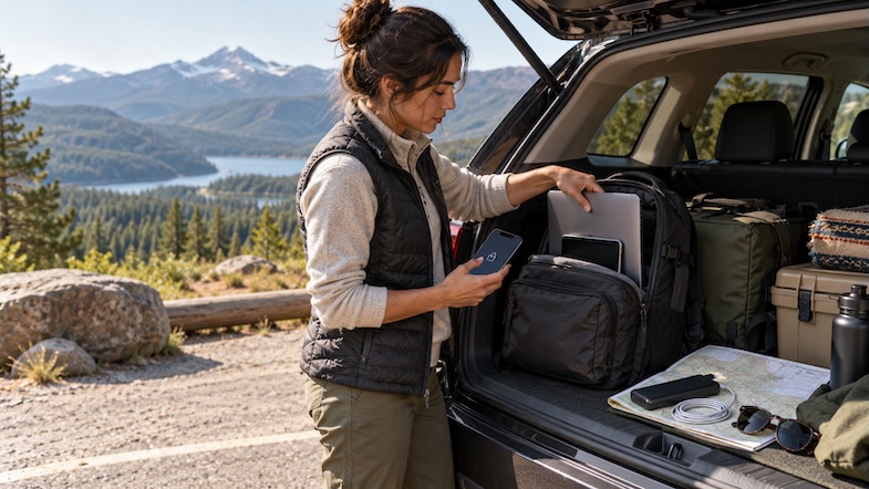 travel cybersecurity tip #6...Keep Your Devices Physically Secure
